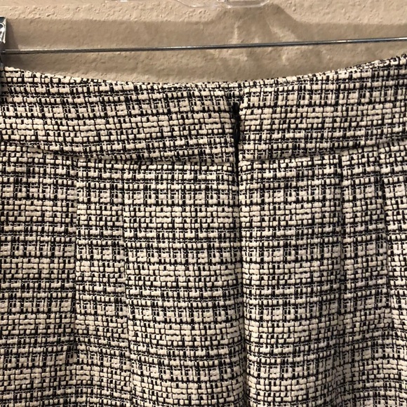 Black & White Twill Checked Skirt - Picture 3 of 3